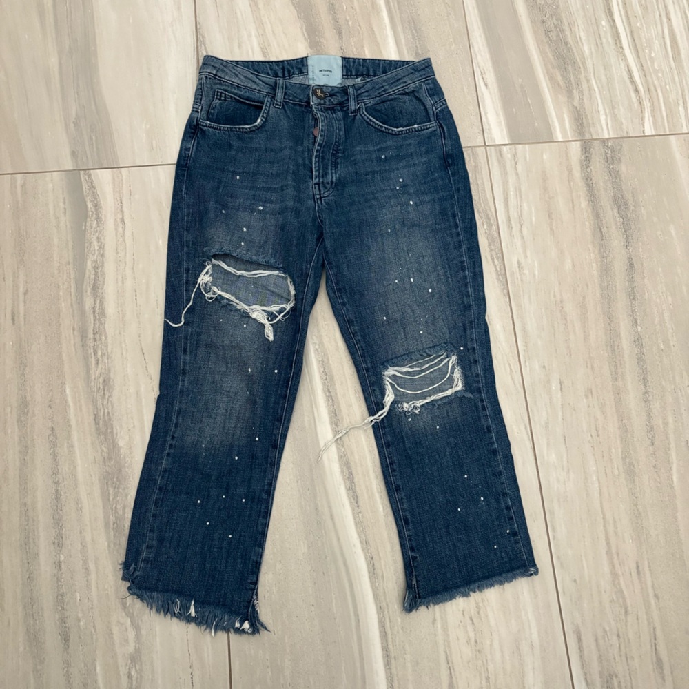 One Teaspoon Distressed Blue Jeans Size 25
